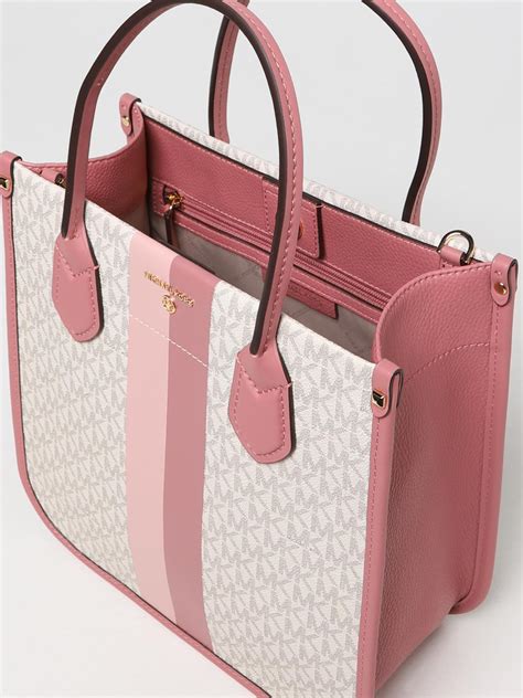 michael kors white and light pink hand bags|Michael Kors pink bag price.